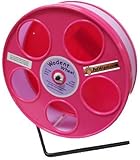 Rodent - Semi-Enclosed Exercise Wodent Wheel 'Jr.' 8" Lavender with Pink