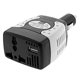 GTMax Universal 12V DC to 110V-220V Power Car Charger Inverter Outlet Adapt ....