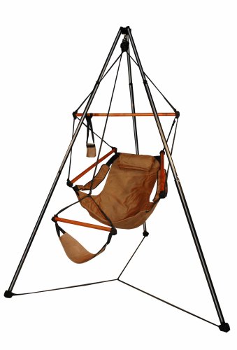 Hammaka 4023-HMKA Hammock Chair and Portable Tripod Stand, Tan