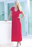 Jessica London Plus Size Empire Waist Maxi Dress