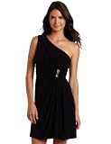 Nine West Dresses Women's One Shoulder Matte Jersey Dress
