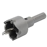 uxcell ホールソー　コアドリルビット　穴あけ　カッター　26mmサイズ　合金ドリル用　超硬合金チップ付