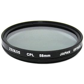Zeikos ZE-CPL58 58mm Multi-Coated Circular Polarizer Filter