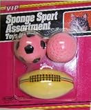Vo-Toys Sponge Sports Balls Assorted 3 pack Cat Toy
