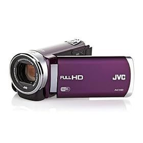 JVC GZ-EX210 1080p Full HD 40X Optical Zoom Wi-Fi Camcorder with Software, 8GB Card and HDMI Cable
