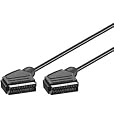 COSCD Kabel HIFI/ TV Scart M/M schwarz 2m