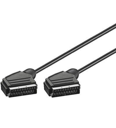 COSCD Kabel HIFI/ TV Scart M/M schwarz 2m