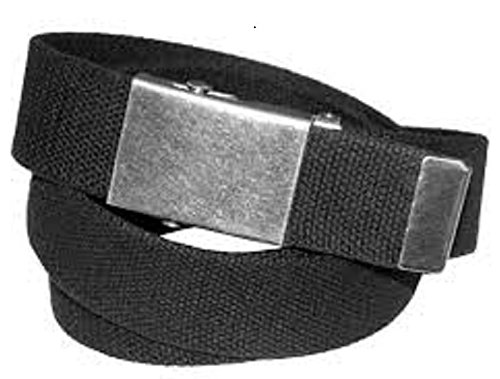 Canvas Web Belt - Military Strength, Best Web Belt for Men & Women. Smooth Buckle with No Sharp Edges, and Soft, Strong Belt Ribbon by Run Baby Sport.