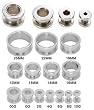 Surgical Steel Screw-on Plugs - 18mm - Sold as a Pair