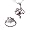 Entwining Vine Cultured Pearl Cubic Zirconia Pendant Necklace 16