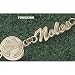 Florida State Noles & Seminole Head 3/8 7 1/2 Bracelet -14K/10K Gold or Stainless Steel