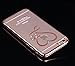 iPhone SE Case,iPhone 5S Case,ikasus Mini Love Heart Glitter Bling Crystal Rhinestone Diamonds Clear Rubber Rose Electroplate Plating Frame TPU Soft Silicone Bumper Case for iPhone SE & iPhone 5S 5