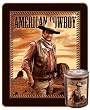 John Wayen American Cowboy Movie Fleece Throw Blanket & Tin Afghan New Gift