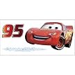 Cars McQueen Giant Sticker - 17x39"