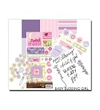 Baby Girl Scrapbooking kit, Scrapbook girl, Everything you need to create adorable scrapbook pages for your little girl. Beautifully designed color coordinated paper, stickers, epoxy stickers, rubons, embellishments. Would make a perfect gift for any one with a baby girl. Keep the Memories Alive