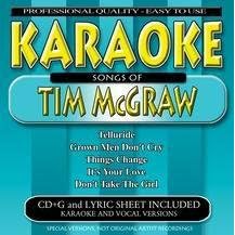 Karaoke: Songs of Tim Mcgraw