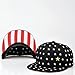 LOCOMO Men Women Embroidered Star Striped US Flag Brim Baseball Cap FFH071