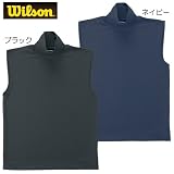 ウィルソン タワーネックノースリーブ アンダーシャツ ブラック ASA043