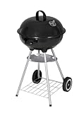 Gauchos BBQ Kugelgrill Grillwagen Stahl Grillrost Ø41,5cm Grillhöhe 64 cm TÜV