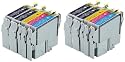 Take4Less 10-pack (4B, 2C, 2M, 2Y) Epson T060 Compatible Ink Cartridges T060120 T060220 T060320 T060420 for EPSON CX3800 CX3810 CX4200 C88