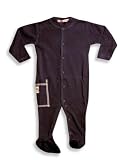 Little Mish Baby - Newborn Baby Boys Footie Coverall, Navy
