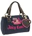Juicy Couture Terry Unicorn Crown Madge Satchel Bag Tote Regal
