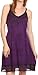 Sakkas Aliney Short Adjustable Spaghetti Strap Sleeveless Embroidered Day Dress
