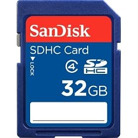SDHC 32GB Blister Pkg 3x5