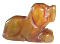 Jade Dog Pendant 3D Zodiac Feng Shui