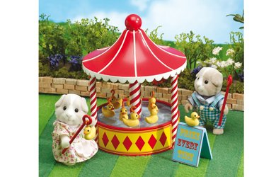 Childrens Toyshop  Toys : Sylvanian Families - Village Show Stall "Hook A Duck Game"