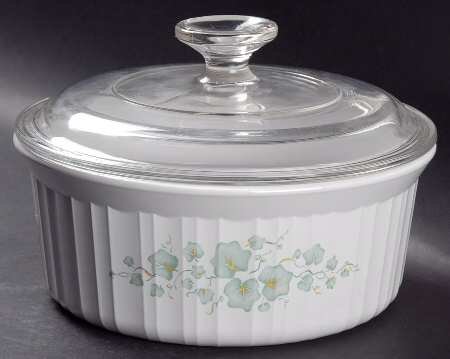 Corning Callaway 1.50 Qt Round Covered Casserole, Fine China Dinnerware