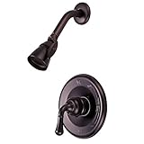 Kingston Brass KB635SO Magellan Tub and Shower Faucet, 7-Inch, Oil Rubbed Bronze [並行輸入品]