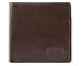 Big Skinny Men's World Leather Bi-Fold Slim Wallet with Zippered Pocket, Holds Up to 35 Cards, Brown