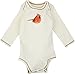 100% Organic Cotton Long Sleeve Unisex Baby Onesie w/ Plant Dye Imprints