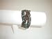 Bracelet Cuff Beads Bronze with specs of turquoise
