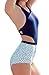 Yonala Women's Vintage Scale Print Halter One Piece Swimsuit Swimwear Monokini