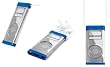 AUTHENIC CELLET BLUE TRIM HARD CASE COVER PROTECTOR WITH NECKSTRAP for APPLE IPOD NANO GENERATION 2 - RETAIL PACKAGING