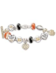 NFL Cincinnati Bengals #1 Fan Charm Bracelet: Go Bengals! by The Bradford Exchange