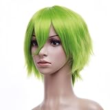 Green Anime Costume Cosplay Short Cut Wig