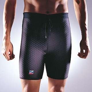 LP Extreme Coolprene Exercise Shorts - comfort, support & protection (Black), Medium: 27-31ins