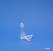 Kitchen & Housewares : 4 INCH CLEAR TRANSPARENT HINGED PLASTIC PLATE STAND HOLDER - EASEL