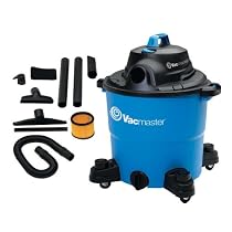 Vacmaster VJ1210A Wet/Dry Vacuum 12 Gallon, 5 Peak HP