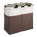 Whitmor   6205-2466-JAVA  Easycare Double Hamper, Java