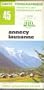 Map 45 France Annecy Lausanne Carte Topographique