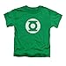 DC/GREEN LANTERN LOGO - Short Sleeve YOUTH T-Shirt - KELLY GREEN
