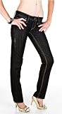 Sang Real King Edward II Straight Leg Jean - Black