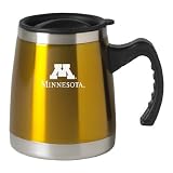 University of Minnesota - 16-ounce Squat Travel Mug Tumbler - Gold