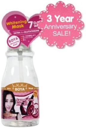 Karmart Whitening Mask Boya Q10 Extra L-glutathione Brightens/whitens 140ml Pack of 2