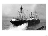 SS Ohioan Steamer on Rocks by Cliff House - San Francisco, CA Giclee Poster Print