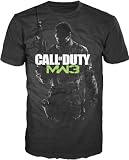 Call of Duty COD MW3 Modern Warfare 3 LOGO Gunner Mens Black T-shirt
